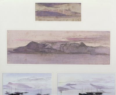 S. Salvador, Corfu, 1862 by Edward Lear